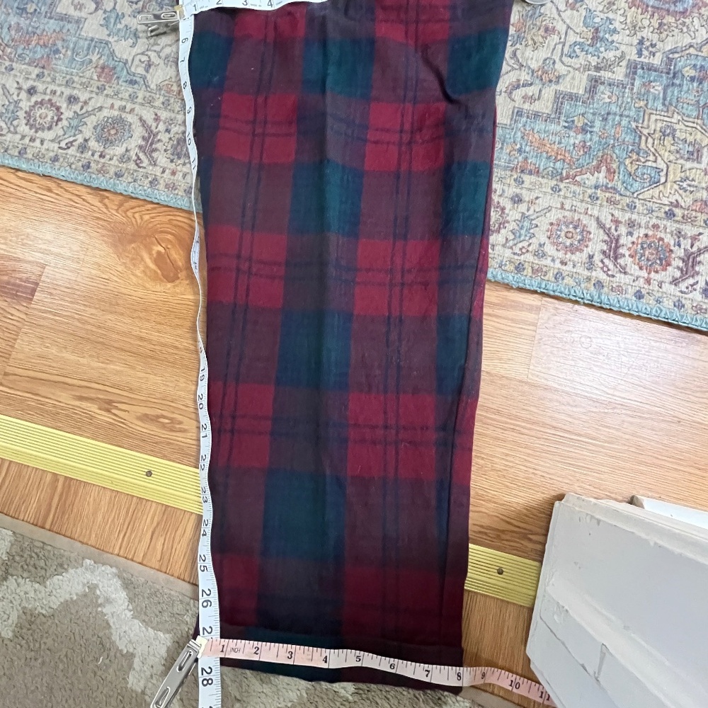 VTG Giorgio Sant' Angelo Wool Plaid Lined 14 x 27.5L - Picture 16 of 16